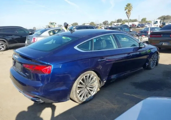 Audi A5 cena 64950 przebieg: 43510, rok produkcji 2021 z Drzewica małe 67